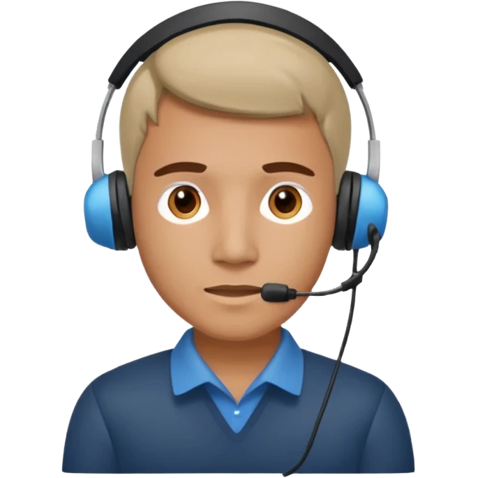 call center man emoji