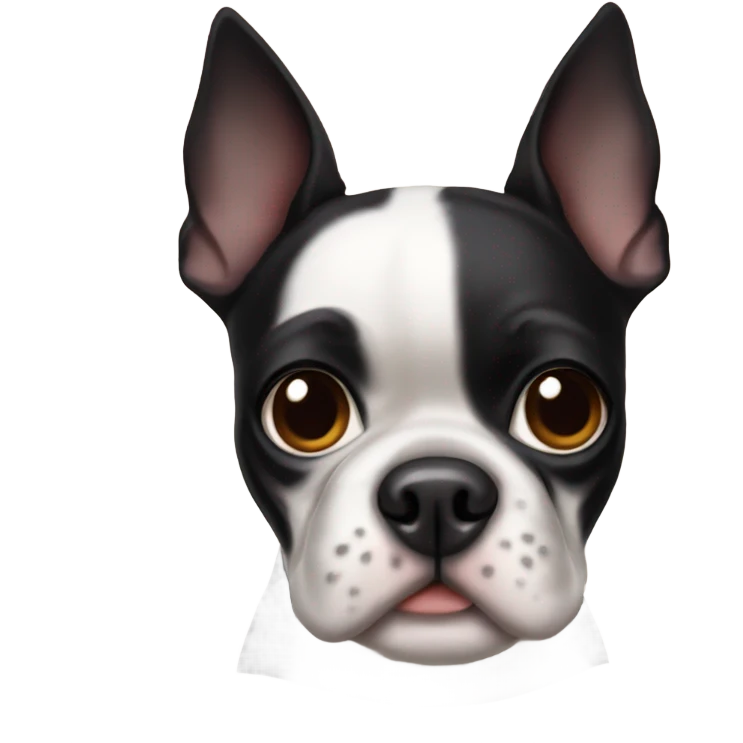 Boston terrier emoji
