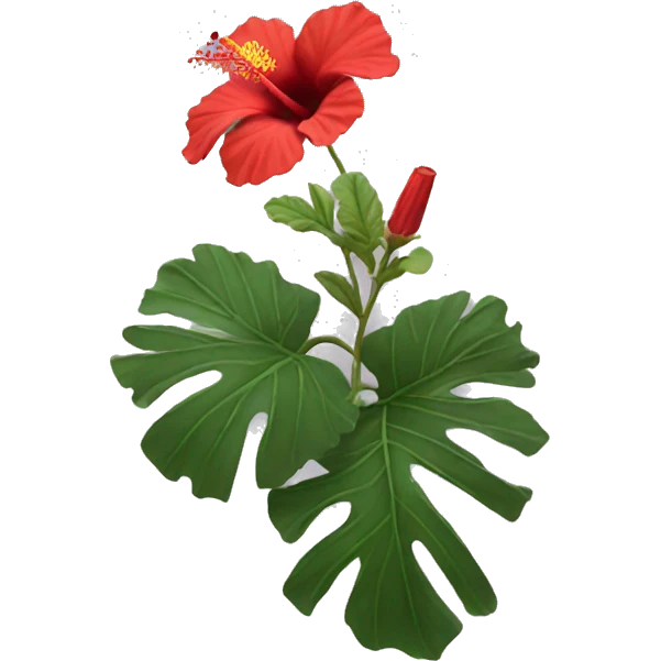 hibiscus emoji