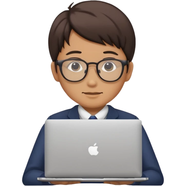A japanese DEVELOPER WITH A LAPTOP emoji