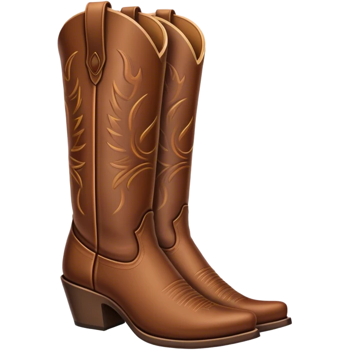 Cowboy boots emoji