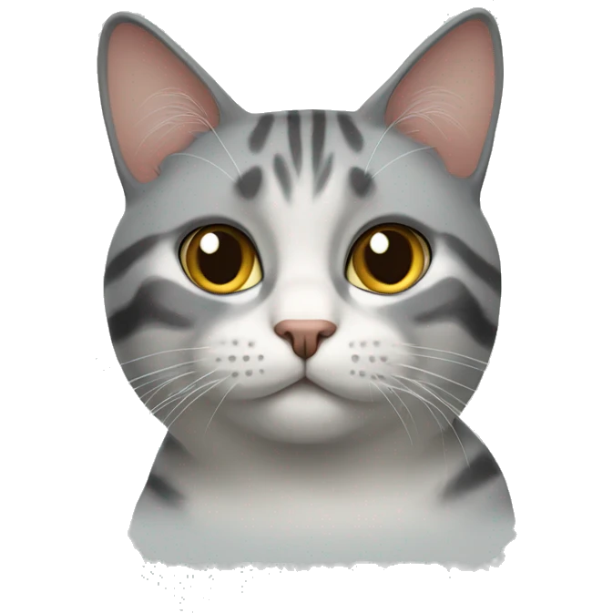 Maine cat,half body emoji