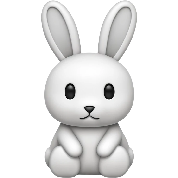 
This is a simple drawing of Miffy, a white cartoon bunny with long ears, small black dot eyes, and a little “X” for a mouth. The style is very minimal — just black outlines and no extra details. Super cute and clean! emoji