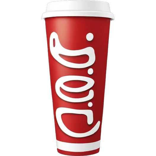 Raising canes cup emoji
