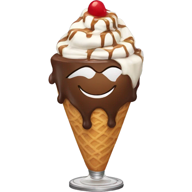Toffee sundae emoji