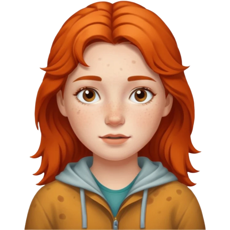 Mountain girl face emoji