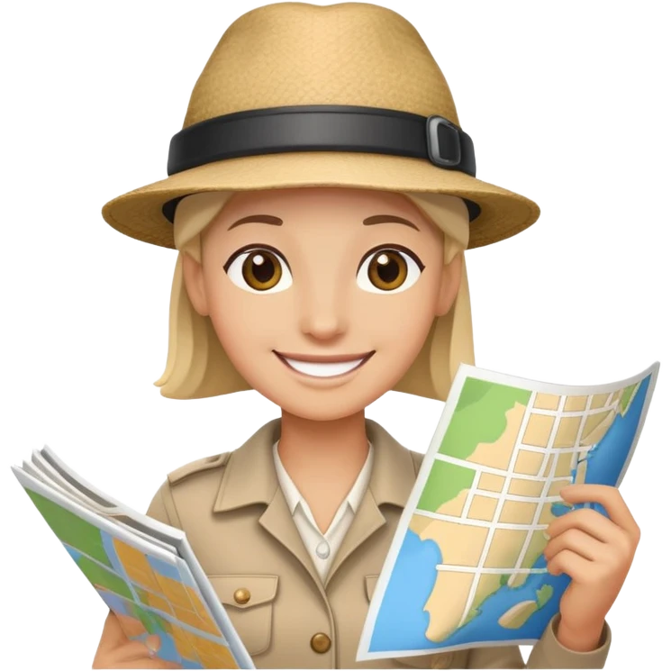 tour guide  emoji