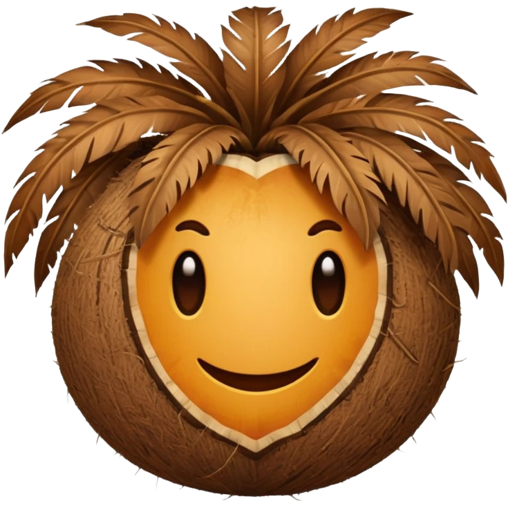 an indian coconut emoji
