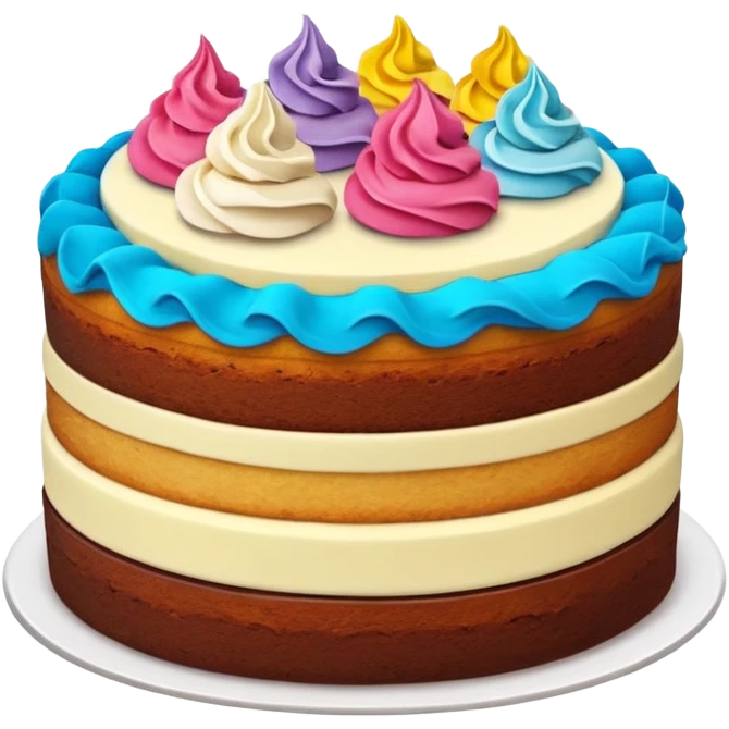 انواع کیک emoji