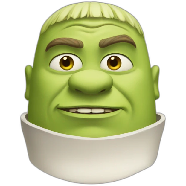 white-shrek emoji
