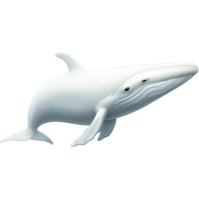 white whale , underside emoji