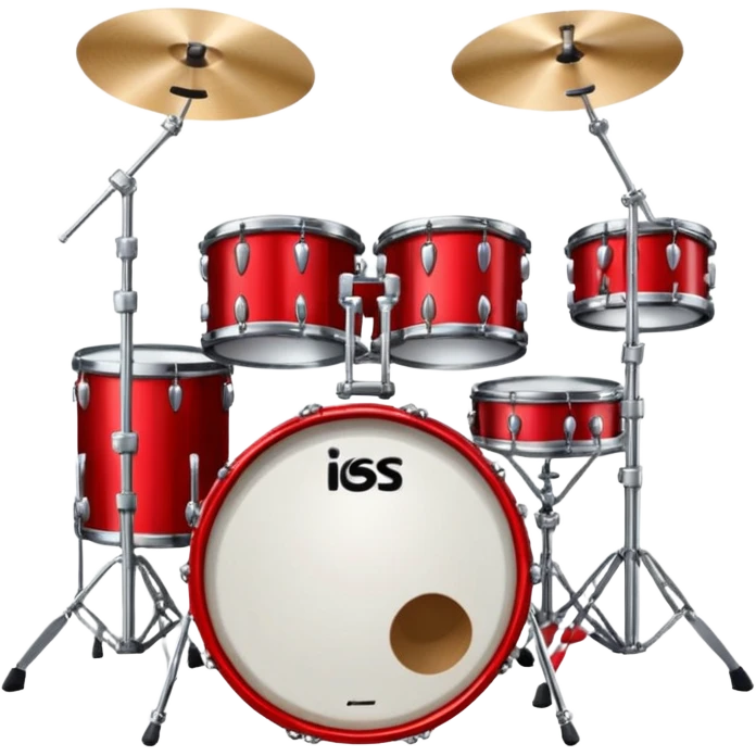 Crimson drumkit emoji