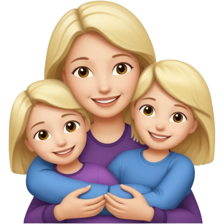 Enamorada de dos niños emoji