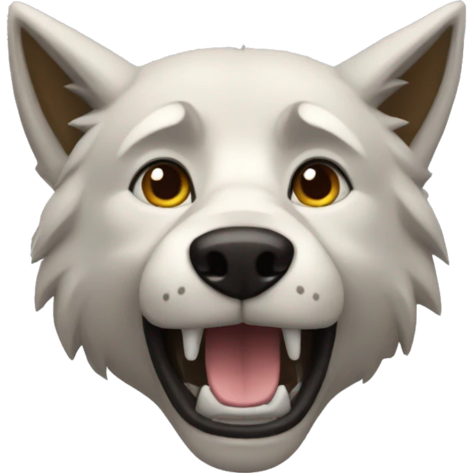 genera un lobo emoji