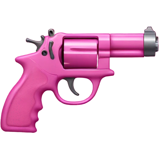 pink gun emoji