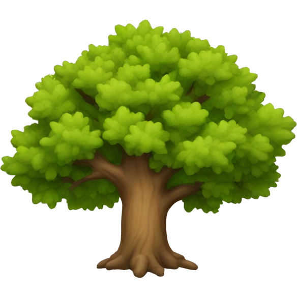 Oak tree emoji