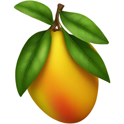 Realistic Mango emoji