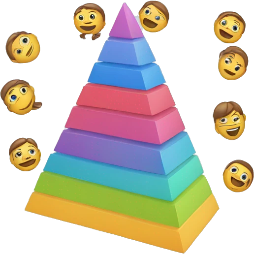maslow pyramid emoji