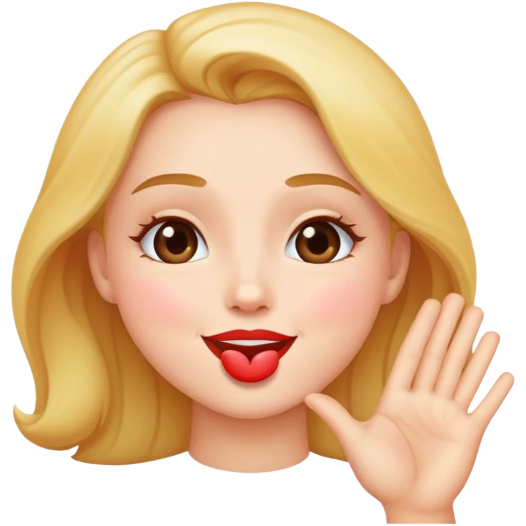 blowing kiss emoji