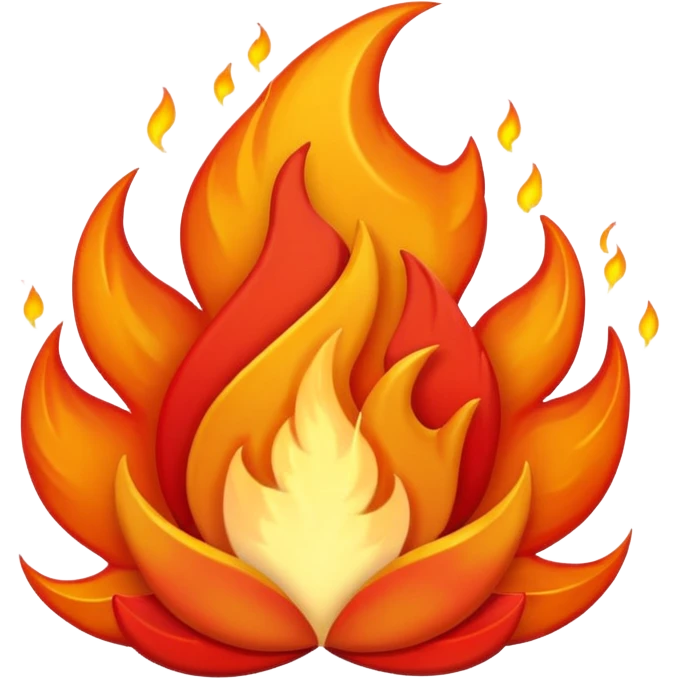 pasión celestial, con fuego y con mucho poder emoji