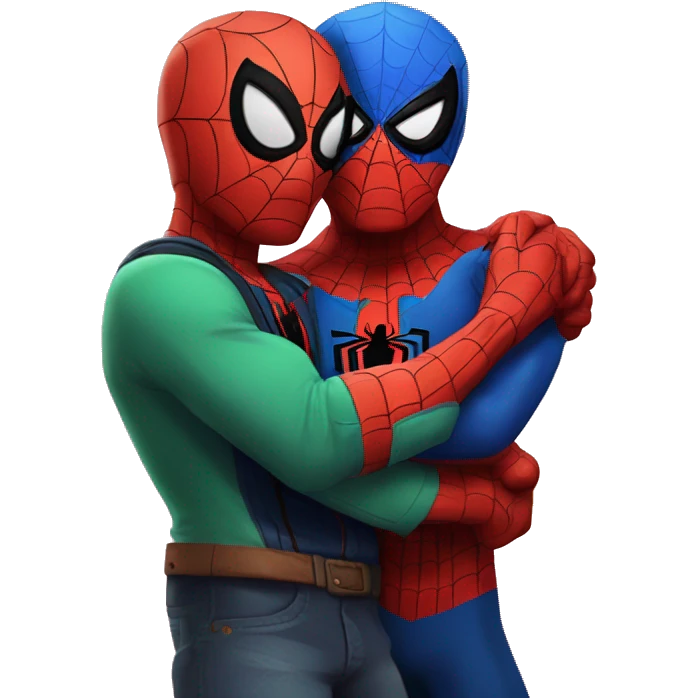 Spider-Man hug charlie-brawl-stars emoji