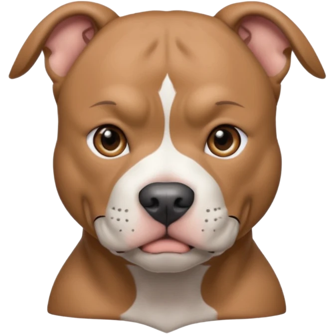 silver pitbull grey eyes emoji
