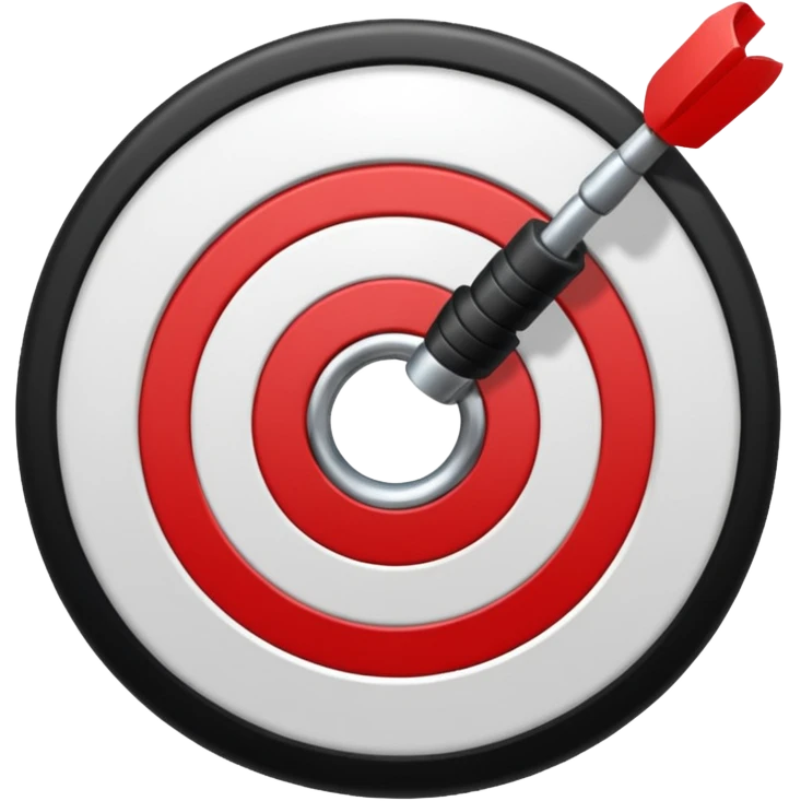 cible fléchette  emoji