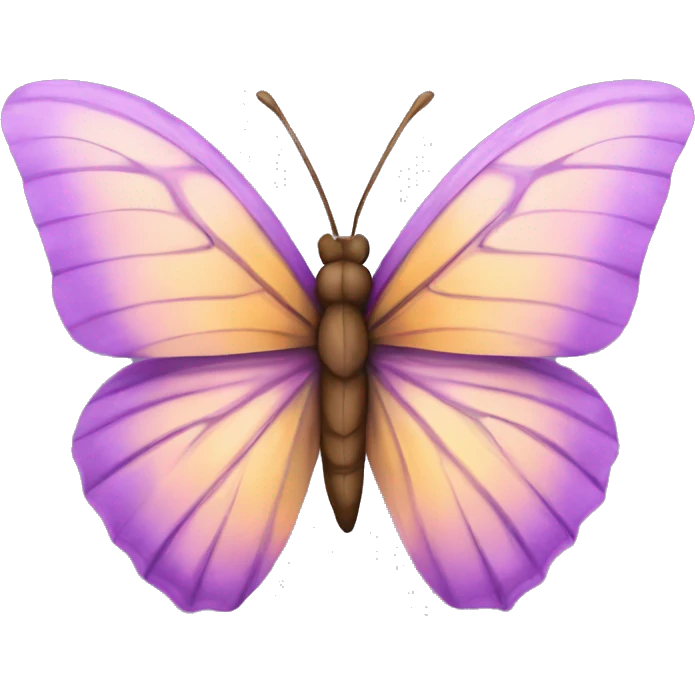 mariposa lila emoji