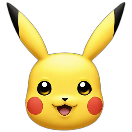 Pikachu head emoji