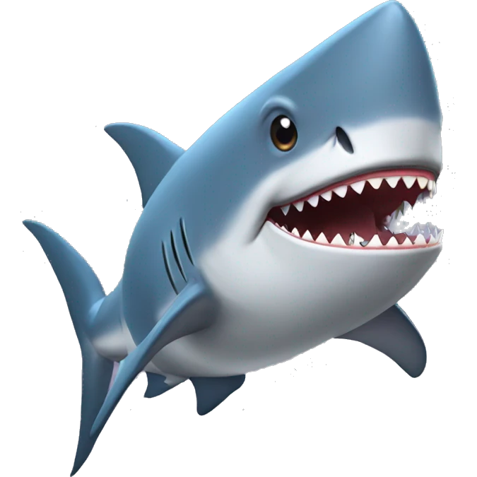 shark with tophat emoji