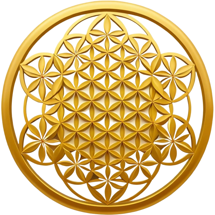 flower of life in a circle emoji
