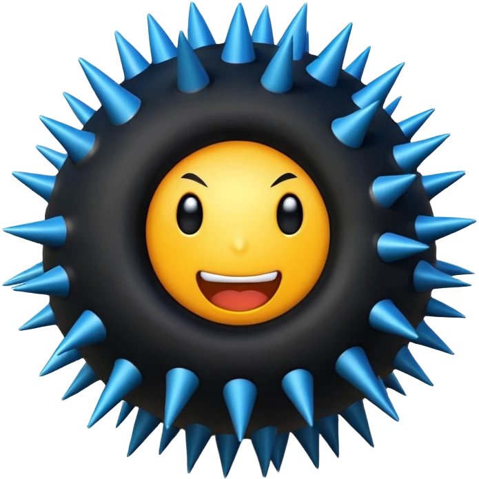Spiky Stress Ball emoji