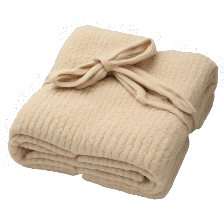 Bundle blanket beige emoji