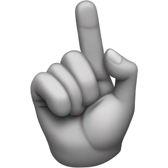 Pointing  emoji