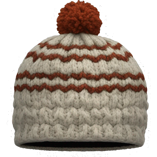 knitted winter hat emoji