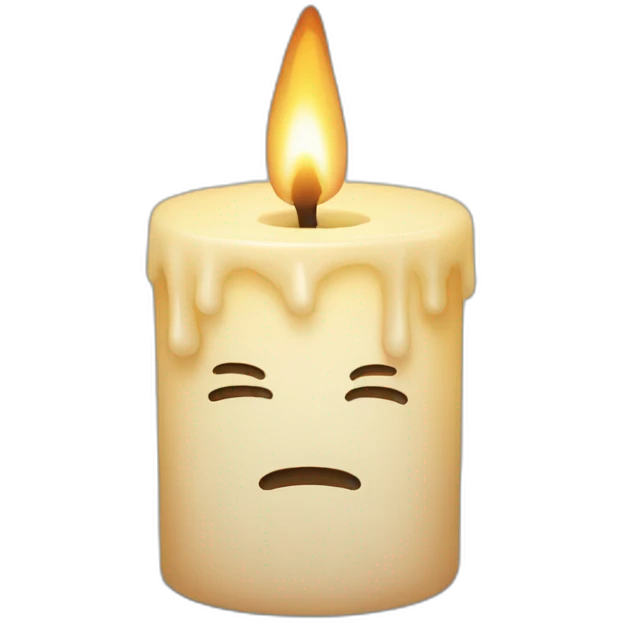 candle hurt emoji