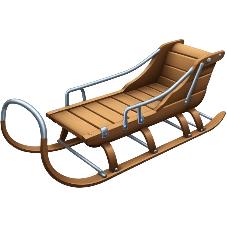 winter sled emoji