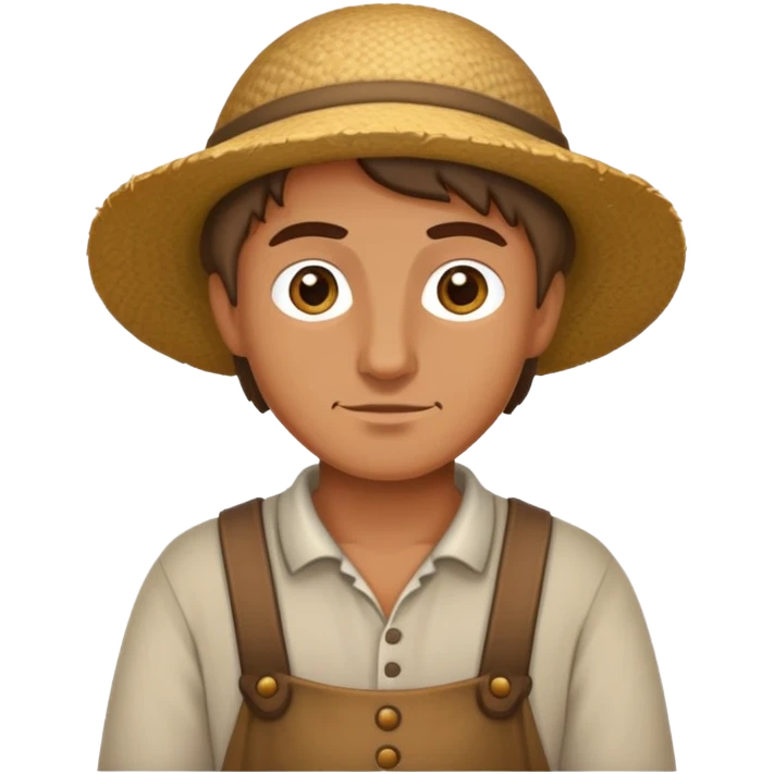 peasant emoji