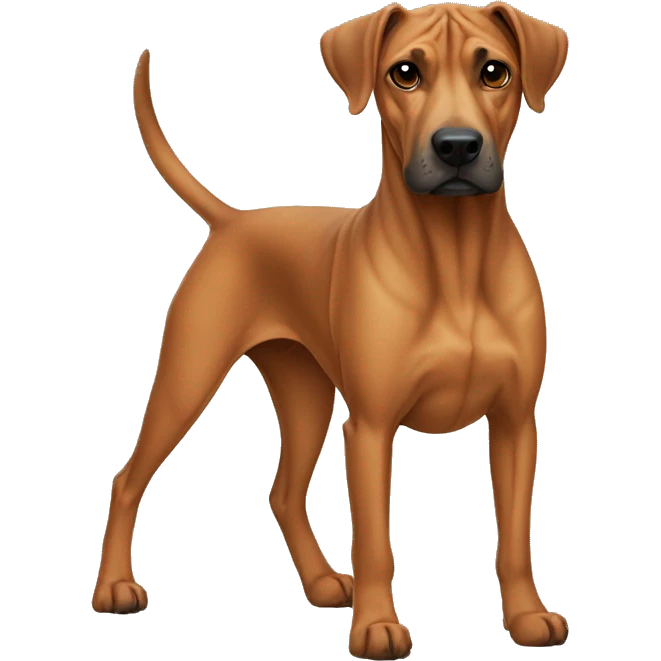Ridgeback dog emoji