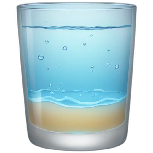 glass of water emoji