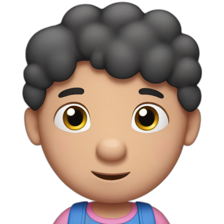 Peppa pig blue emoji