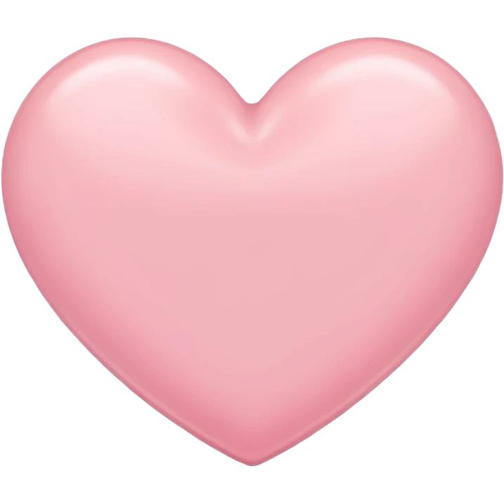 pastel pink heart emoji