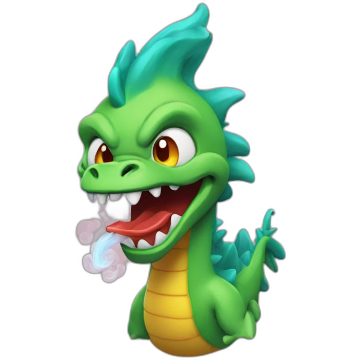 Dracaufeu qui vape emoji
