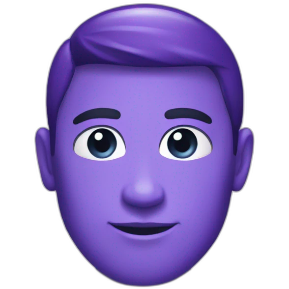 Purple gradient emoji