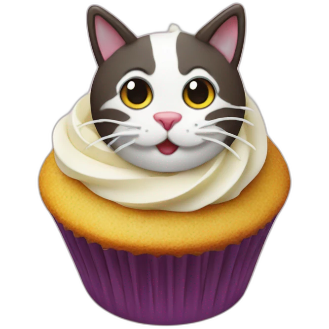 cat cupcake emoji