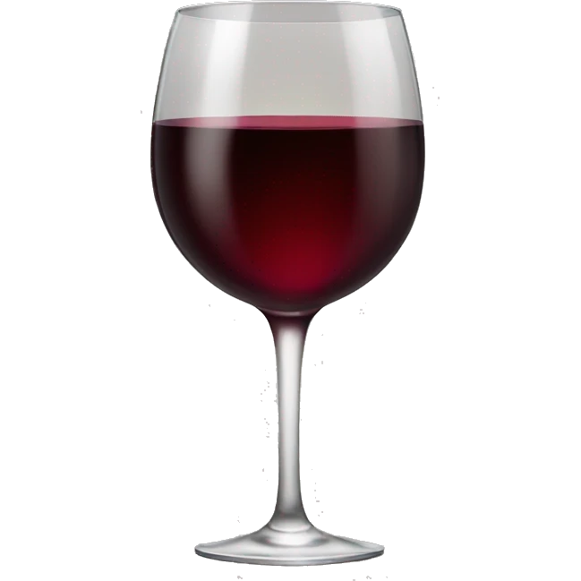 Red wine glass emoji