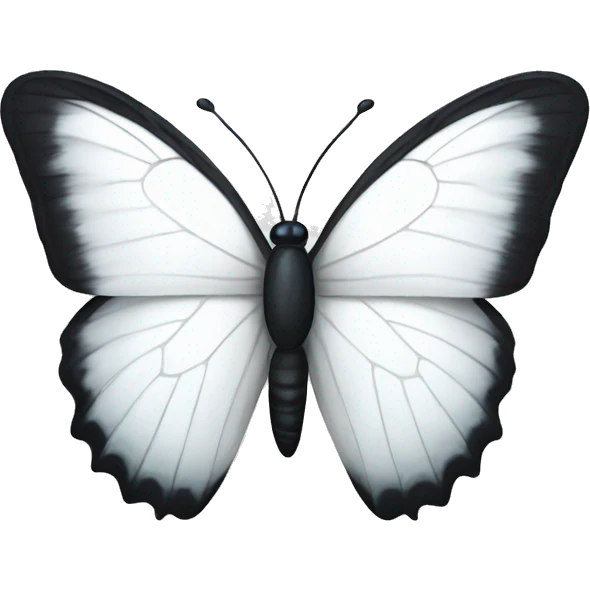 white butterfly emoji