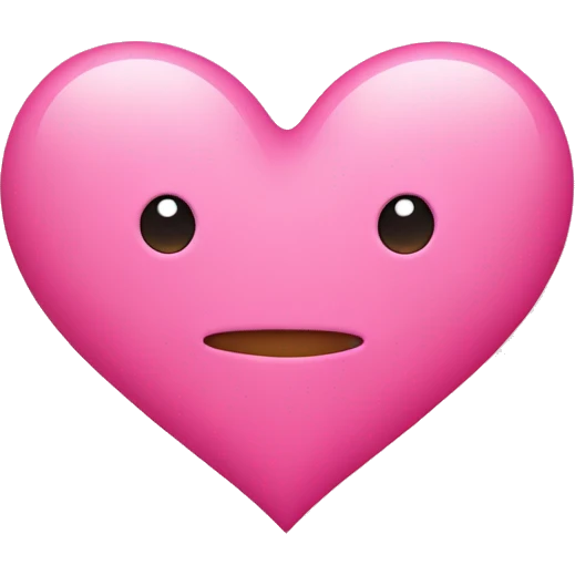 Pink heart emoji
