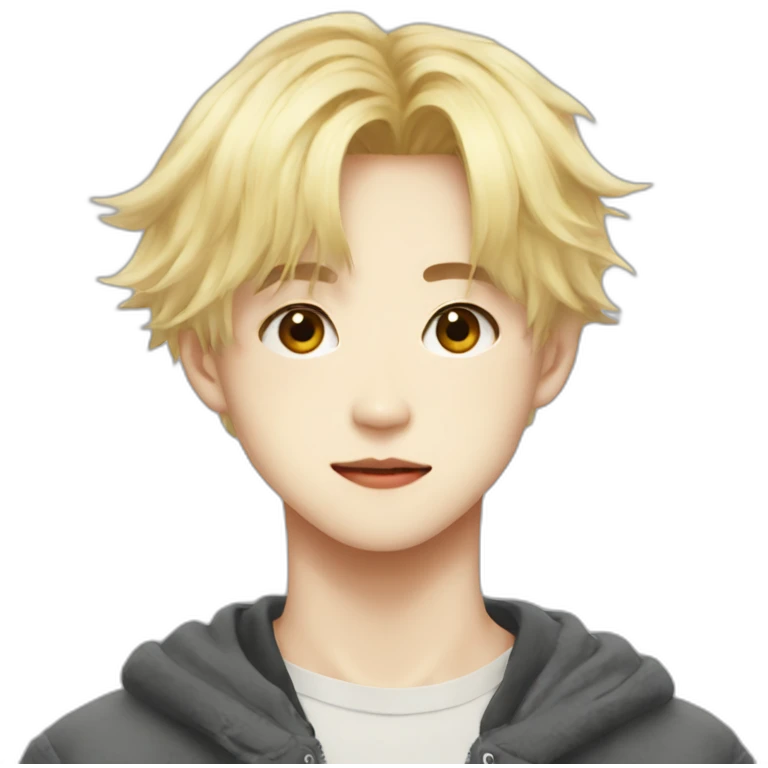 Bangchan Blond straykids emoji