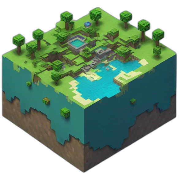 minecraft Island space themed emoji